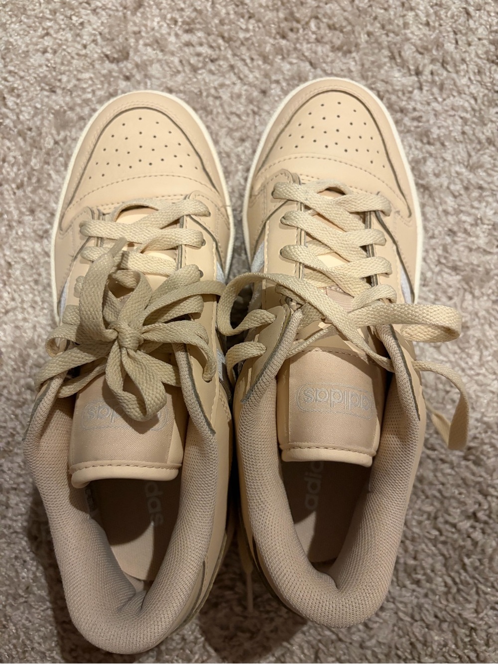 adidas Women’s Beige Low-Top Sneakers